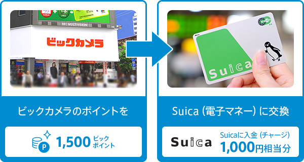 ビッグポイントを交換