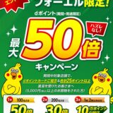 大きいサイズの店フォーエルでdポイント最大50倍キャンペーン