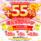 ゆめタウン・ゆめマートでdポイント最大+55％還元キャンペーン
