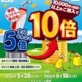 つるやゴルフでdポイント10倍キャペーン