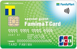 ファミマTカードの基本還元率は0.5％ですが、ファミリーマートで買い物をすると、200円ごとに4ポイント(還元率2％)が貯まります。