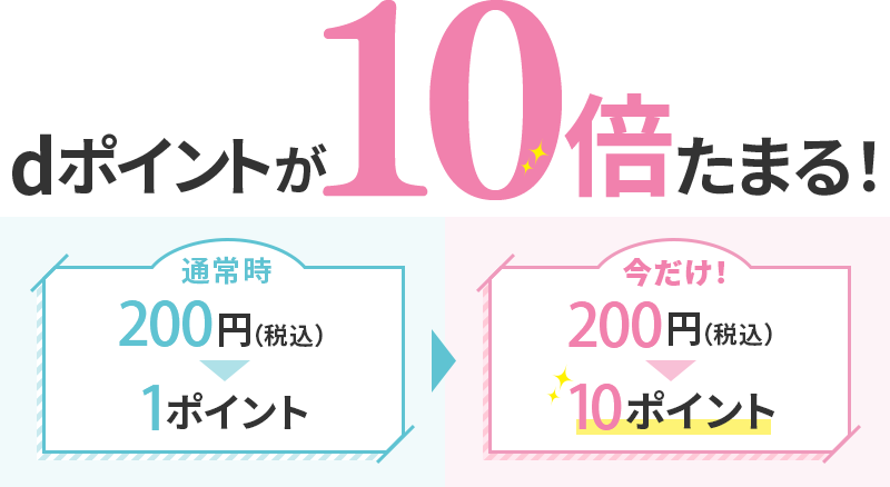 小田急百貨店dポイントスタート記念。dポイント10倍キャンペーン