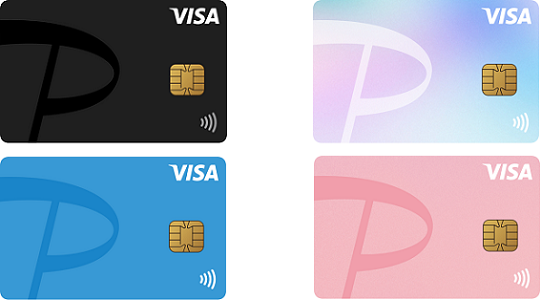 PayPayカードは4種類のデザインから選択出来ます。